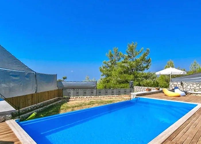 Villa İslamlar 1 Bedroom Secluded With Private Pool Hot Tub Kalkan