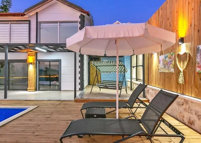 Villa İslamlar 1 Bedroom Secluded With Private Pool Hot Tub *